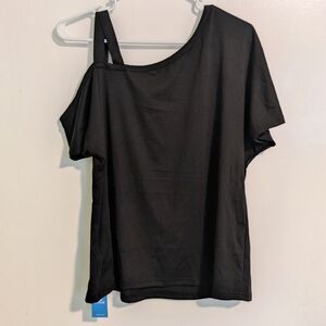 NWT Cupshe Black Off The Shoulder Short Sleeve Blouse